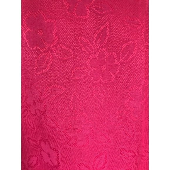 Bergamo By EBI Woman's Floral Skirt Straight Lined Back Zip Pink Size 4 - Picture 2 of 6